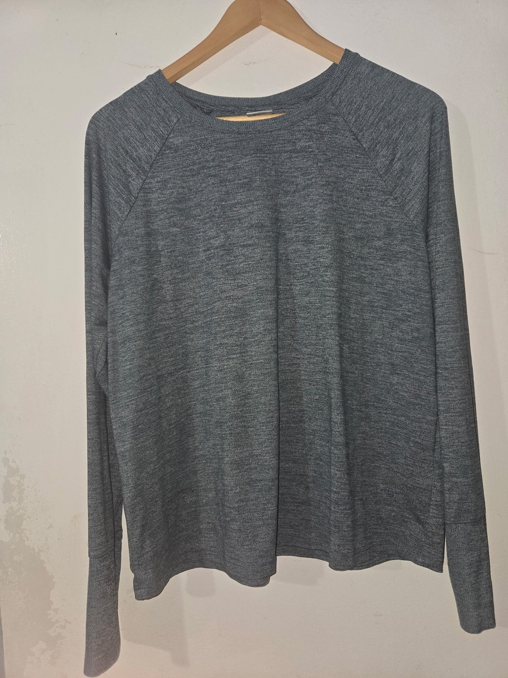 Avia Heathered Blue Crew Neck Top